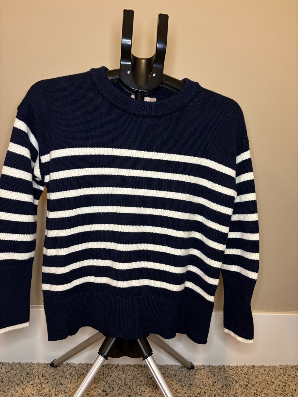 Philosophy by Republic Clothing Co. striped crewneck sweater, size S/P.